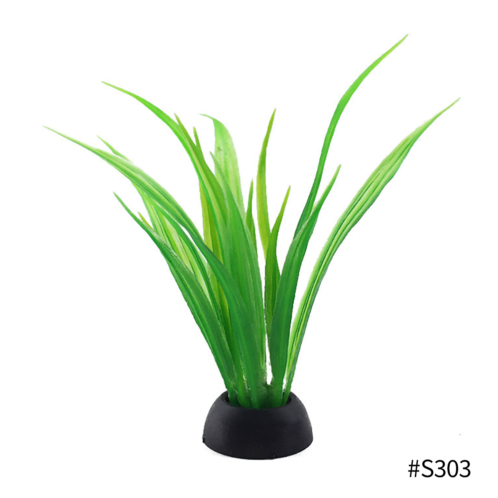 10cm Artificial Aquarium Plant Decoration Fish Tank Simulation Submersible Flower Grass Ornament For Aquarium Underwater Plant: 08