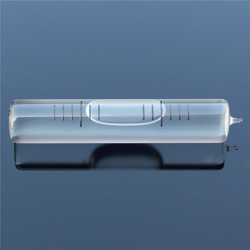 Högprecisionsglasrör horisontell bubbla totalstation teodolittillbehör vattenpass zbubbla diameter 10mm: 10 x 53(0.225)