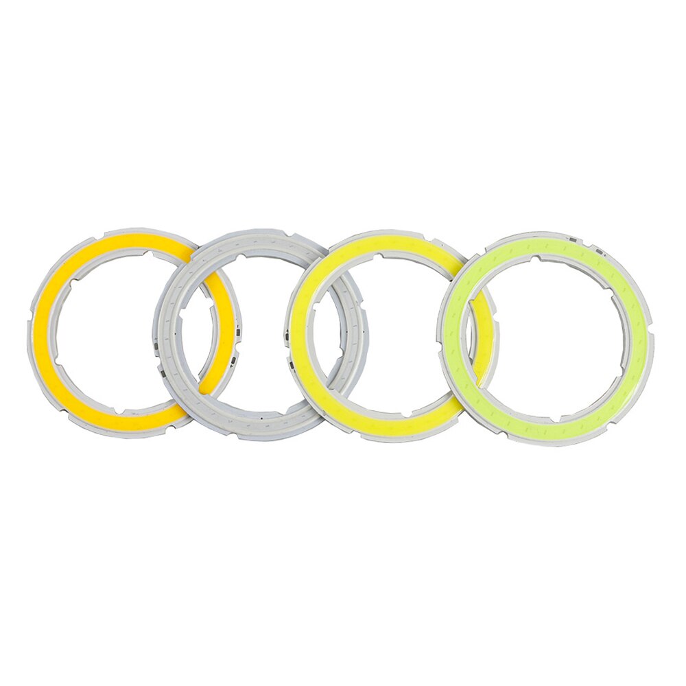 2 uds Chip LED 12V 12V 6W COB lámpara de Chips diámetro 60mm coche-estilo faro anillos de Halo de coche Ojo de Ángel accesorios para automóvil motocicleta decoración JQ