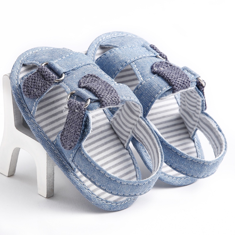 Summer baby girl sandals Shoes Denim Closed Toe
