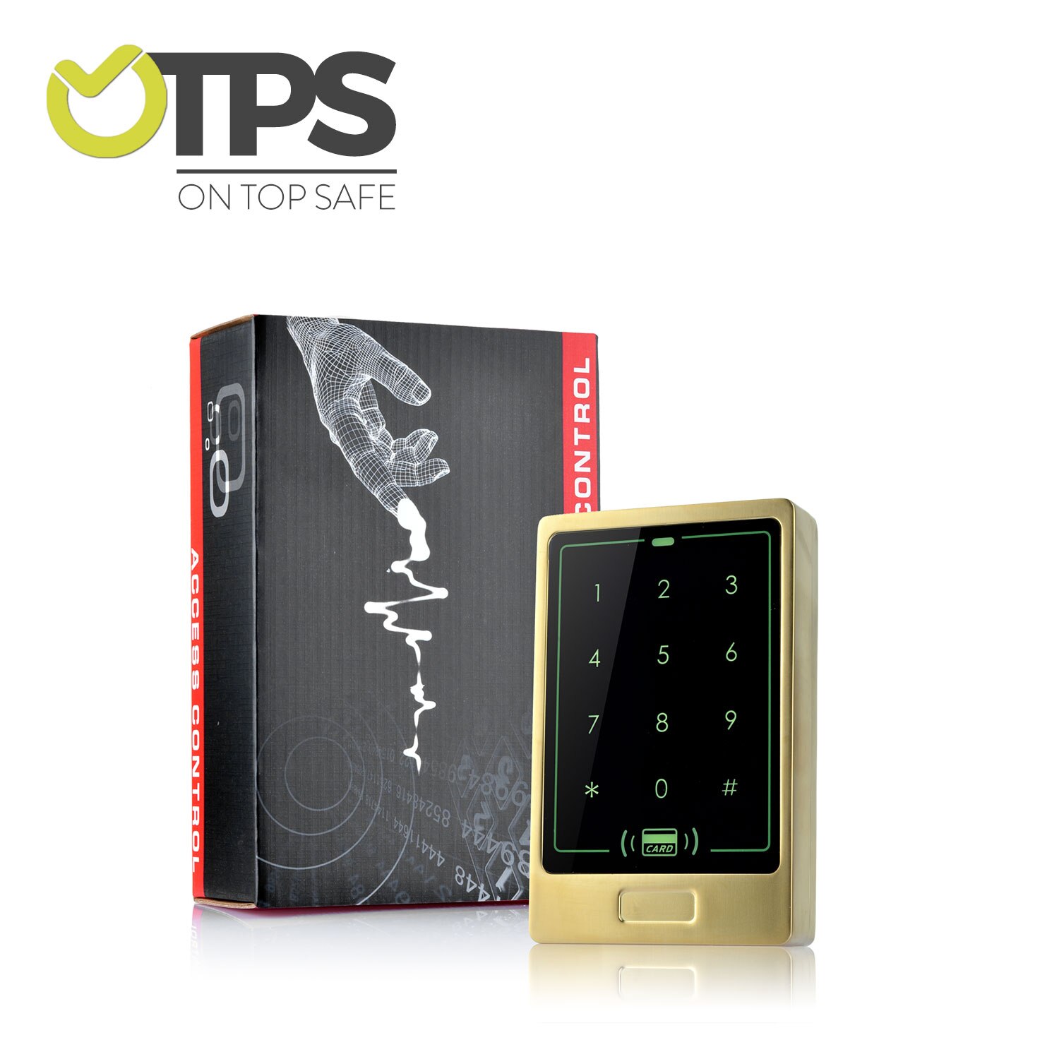 Sistema de cerradura de puerta de control de acceso para una política de control de acceso de puerta: OTP620 golden 13.56M