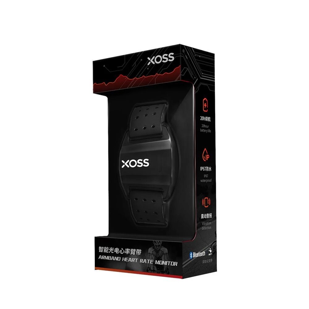 Arm pulsmätare handrem bluetooth 4.0 ant+ fitness smart sensor för garmin bryton cykling cykel sport xoss dator
