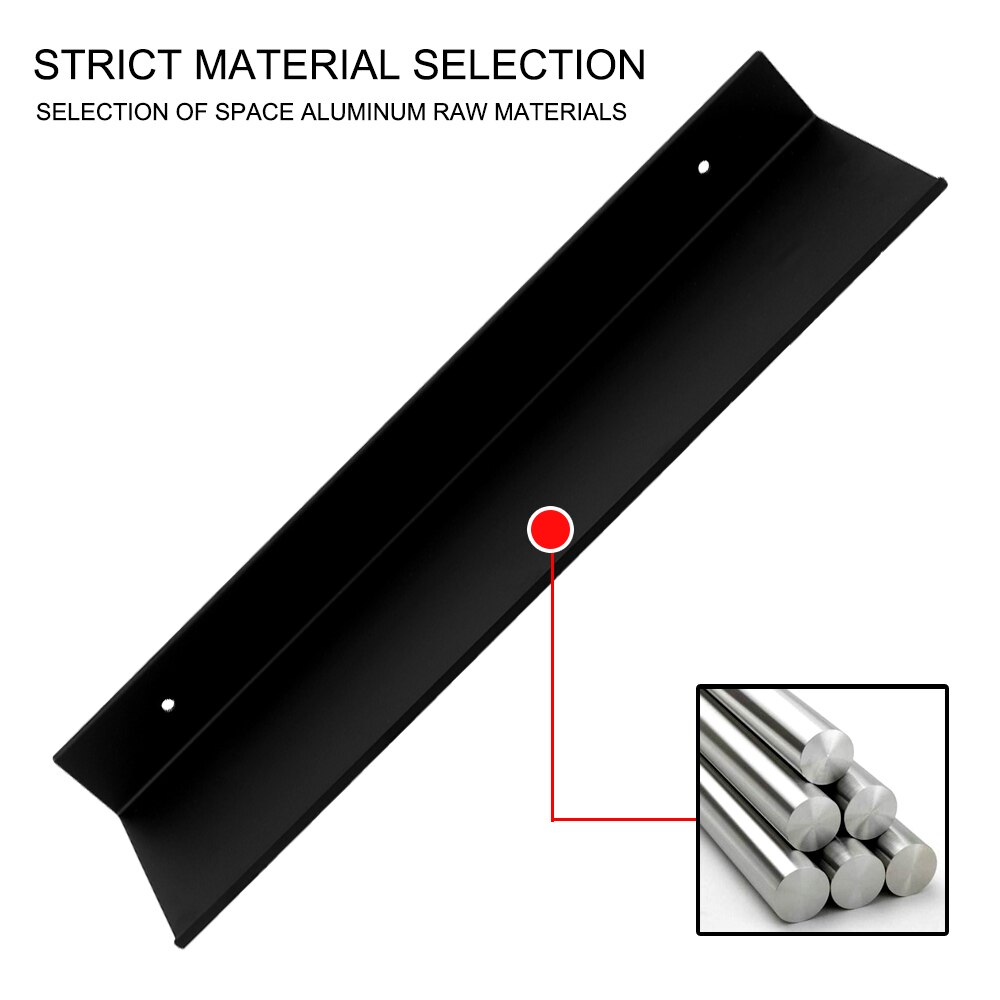 30-60Cm Keuken Wandplank Zwart Opbergrek Aluminium Badkamer Planken Accessoires