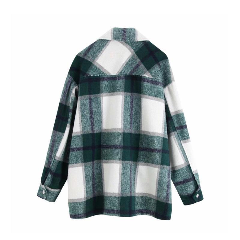 Blouse dames tops vintage geruit overhemd koreaanse blouse met lange mouwen dames tops streetwear katoenen witte blouse rood