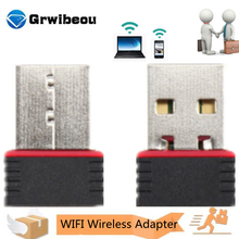 GRWIBEOU Mini 150M scheda di rete Wireless 2.4G adattatore Wifi WLAN USB2.0 2dBi IEEE802.11n/B/g per Tablet/PC/TV Box/CCTV