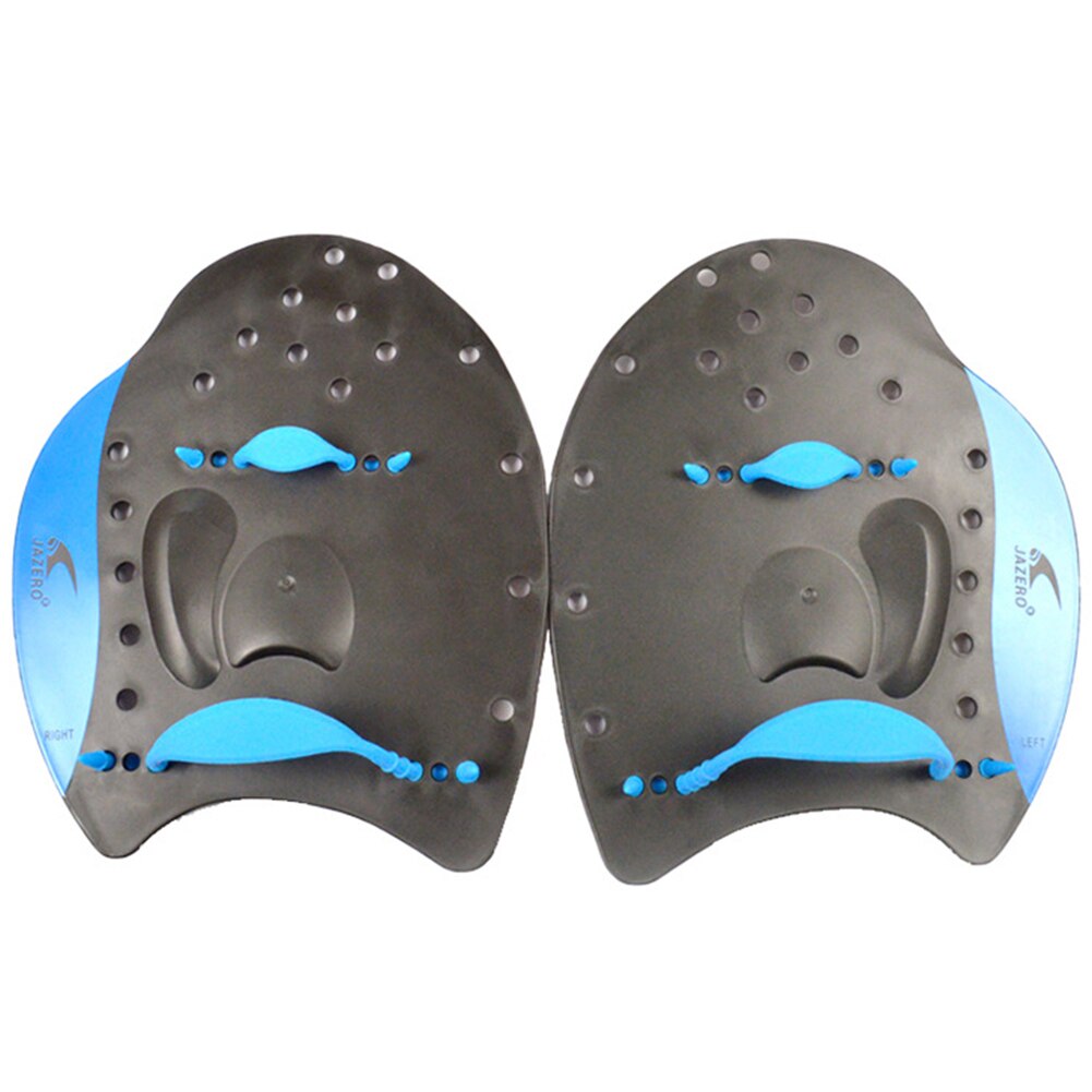 1 paire Silicone Nageoire Piscine Diiving Entraînement Sport Nautique Main Pagaie Formation Équipement Natation Enfant Adulte Réglable: Bleu