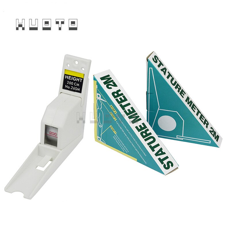 2m Stadiometer Wall Mounted Growth Stature Meter Measure Home Office Use Adult Children Height Measuring tape