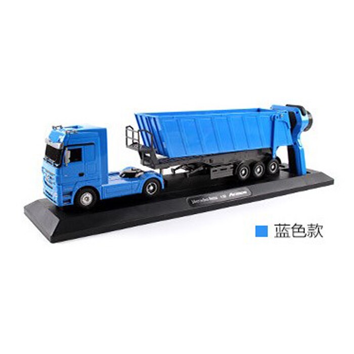 RC graafmachine speelgoed RC speelgoed Auto Lift Techniek auto Dumper Kantelen Winkelwagen Tip Vrachtwagen tractor Crawler Digger Model brinquedos: blue  truck