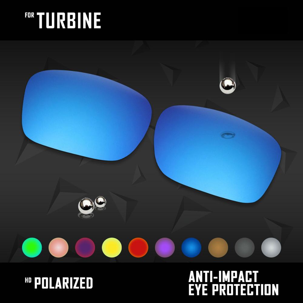 OOWLIT Lenses Replacements For Oakley Turbine Sunglasses Polarized - Multi Colors