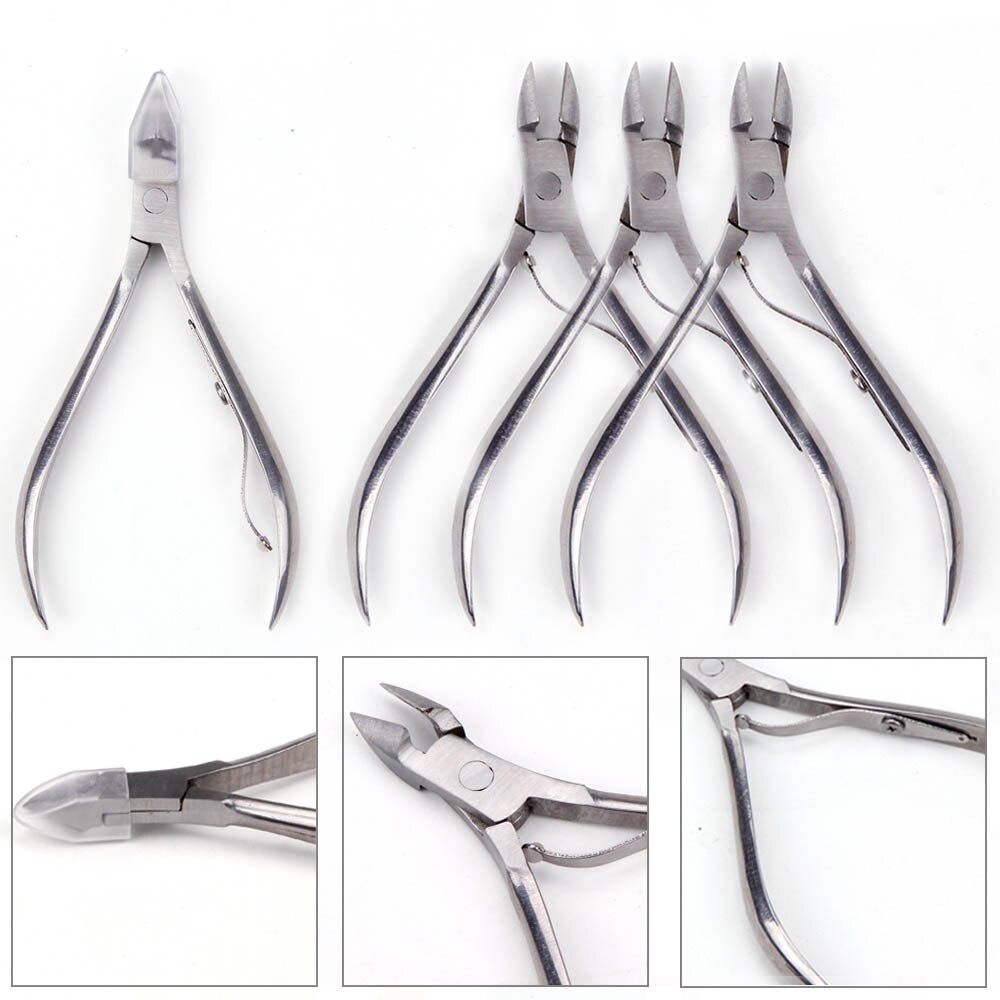 Nail Cuticle Nipper Cutter Dead Skin Remover Edge Cutter Scissor Toenail Ingrown Stainless Steel Manicure Pedicure Nail Art Tool
