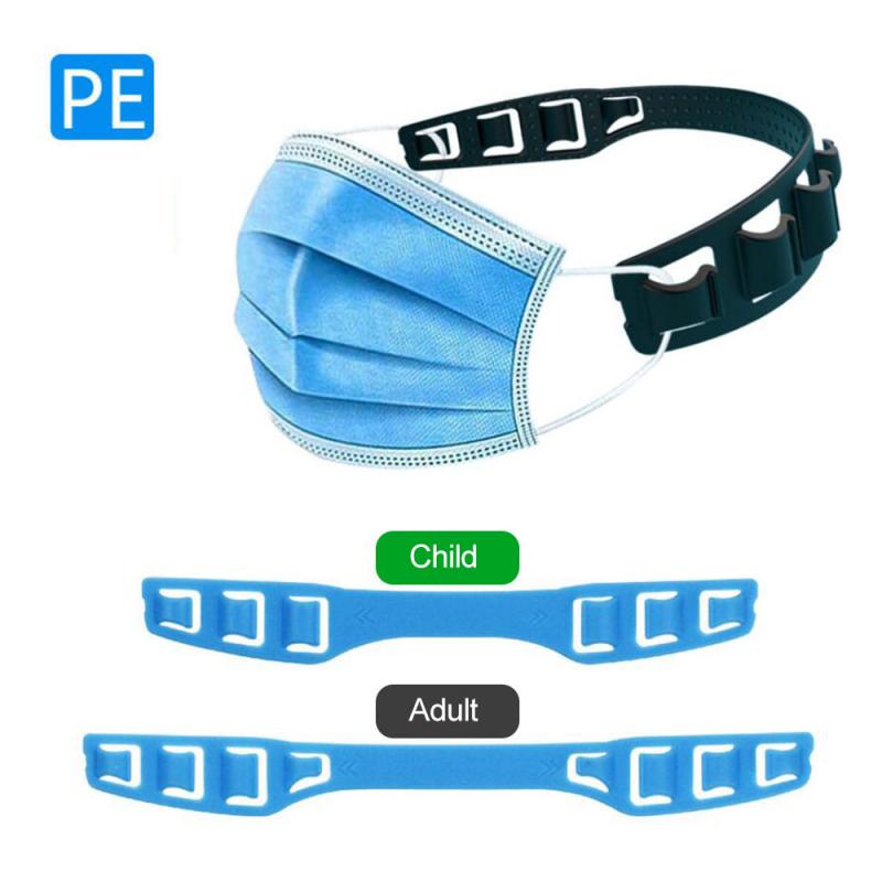 10Pcs Soft Masker Haak Oor Bescherming Gezichtsmasker Extension Gesp Verstelbare Anti Oor Pijn Anti-Slip Masker Haak voor Volwassen Kind