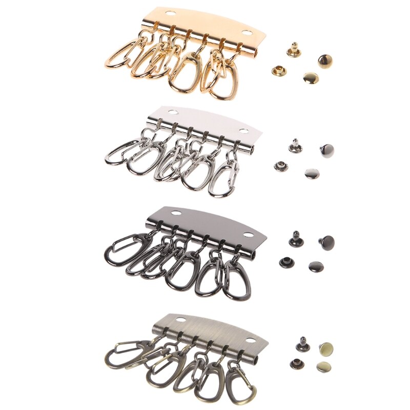 Gør-det-selv hummer låse clips taske nøglering krog nøglering pung pung tilbehør