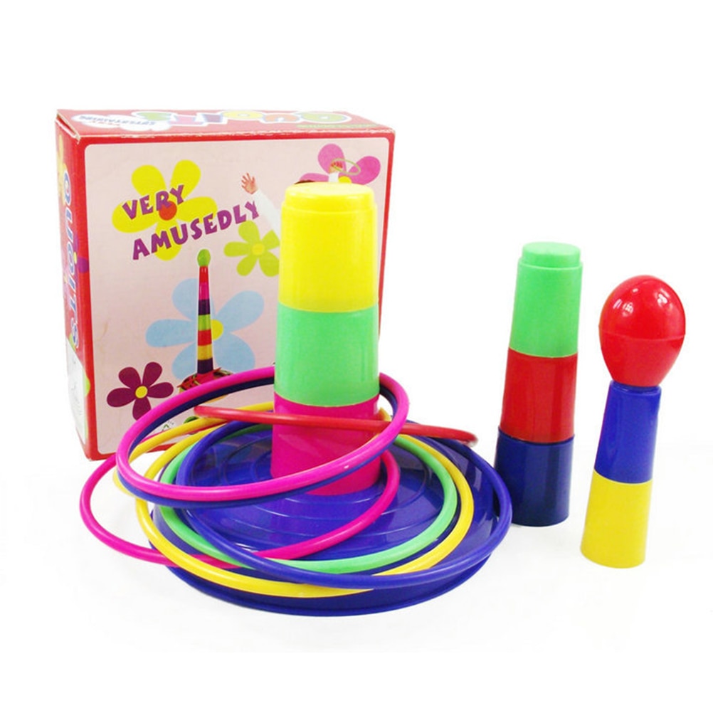 Kinderen Ring Toss Speelgoed Game Kleurrijke Leuk Educatief Speelgoed Gooien Speelgoed Plastic Intelligentie Ontwikkeling Ouder-kind Sport Game