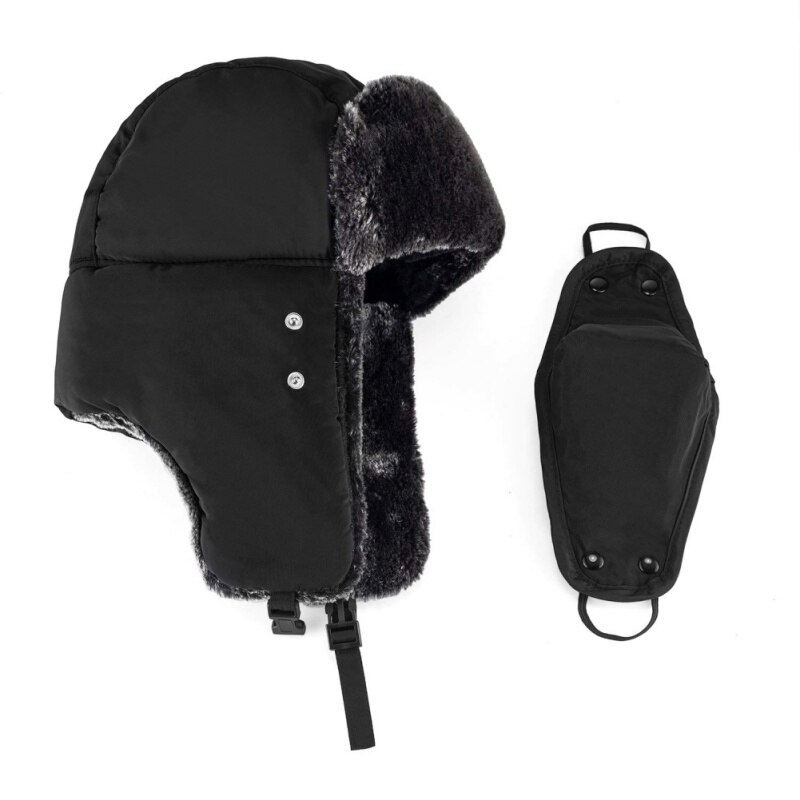 Sombrero de invierno Lei Feng sombrero masculino de invierno versión coreana de la marea al aire libre espesante gorra de esquí de ancianos orejeras sombrero de invierno