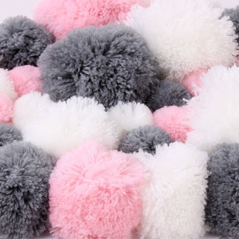 Ins Stijl Babykamer Decoratie Voor Pasgeboren Korte Koraal Fluwelen Hairball Room Decor In De Wieg Fotografie Props Accessoires