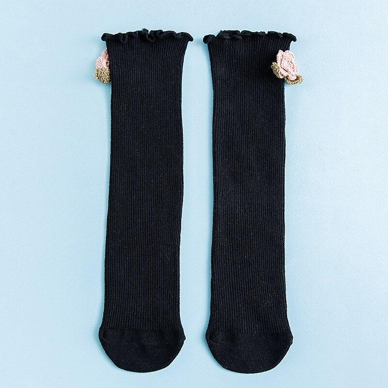 Calzini per bambina in cotone per bambini calzini carini calzini alti per bambini in stile principessa per accessori per abbigliamento per bambina 0-8Y