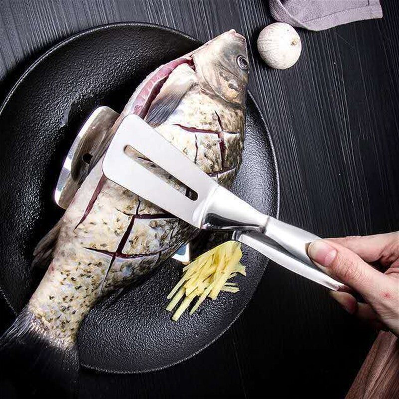Kitchen BBQ Bread Utensil Set Barbecue Tong Fried Steak Shovel Fried Fish Shovel Clamp Kitchen Bread Meat Clamp Stainless Steel