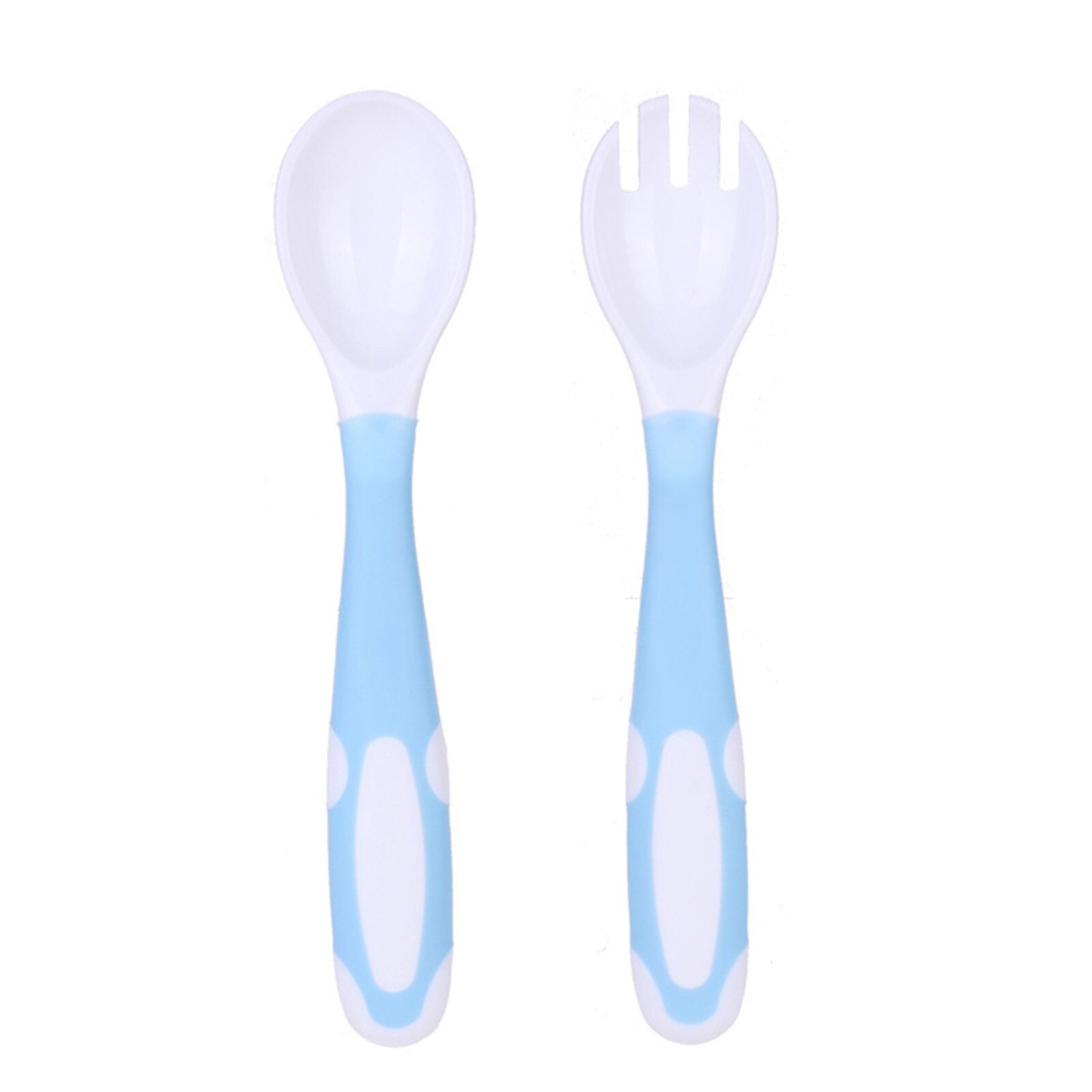 Portable Bendable Baby Spoon Fork Feeding Set Freely Curved Children's Twisting Spoon Feeding Accessories Tableware Children's: D
