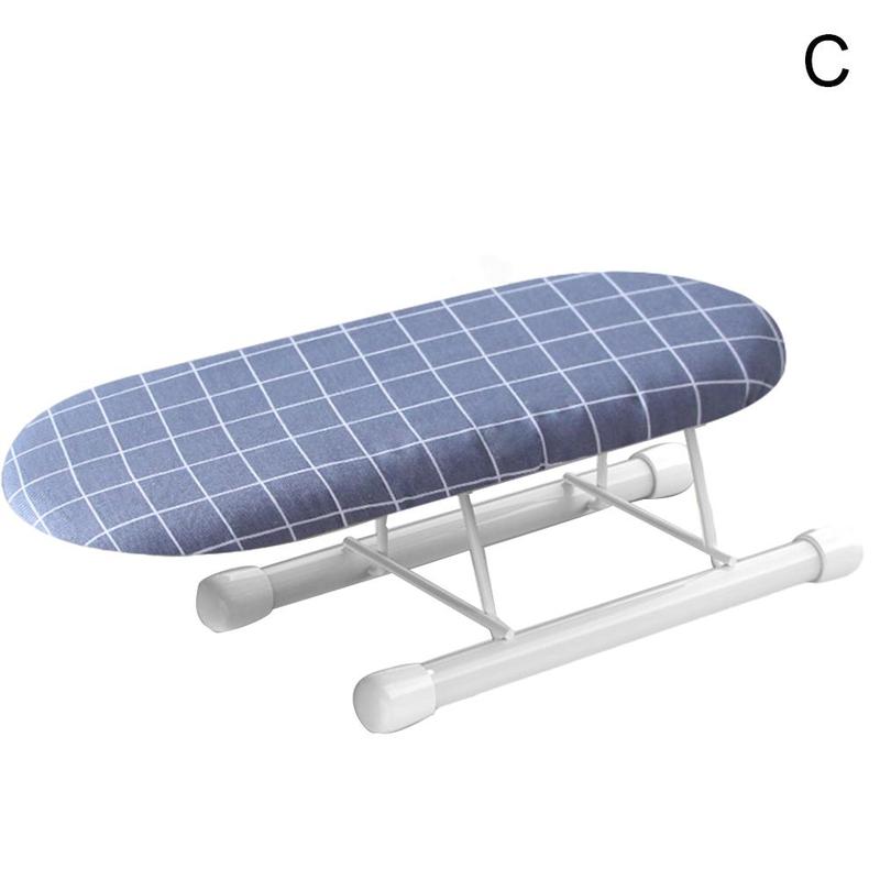 Mini Strijkplank Opvouwbare Verwijderbare Manchetten Kragen Strijken Tafel Voor Home Reizen Gebruik Strijken Accessorie Kleding Ijzer: blue grid