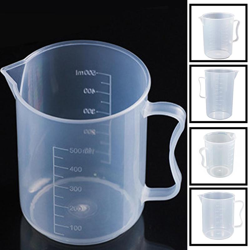 Lichtgewicht Draagbare Container Maatbeker Keuken Beker Plastic Gereedschap Bakken Laboratorium Gebruiksvoorwerpen 250/500/1000/2000 Ml e6A1