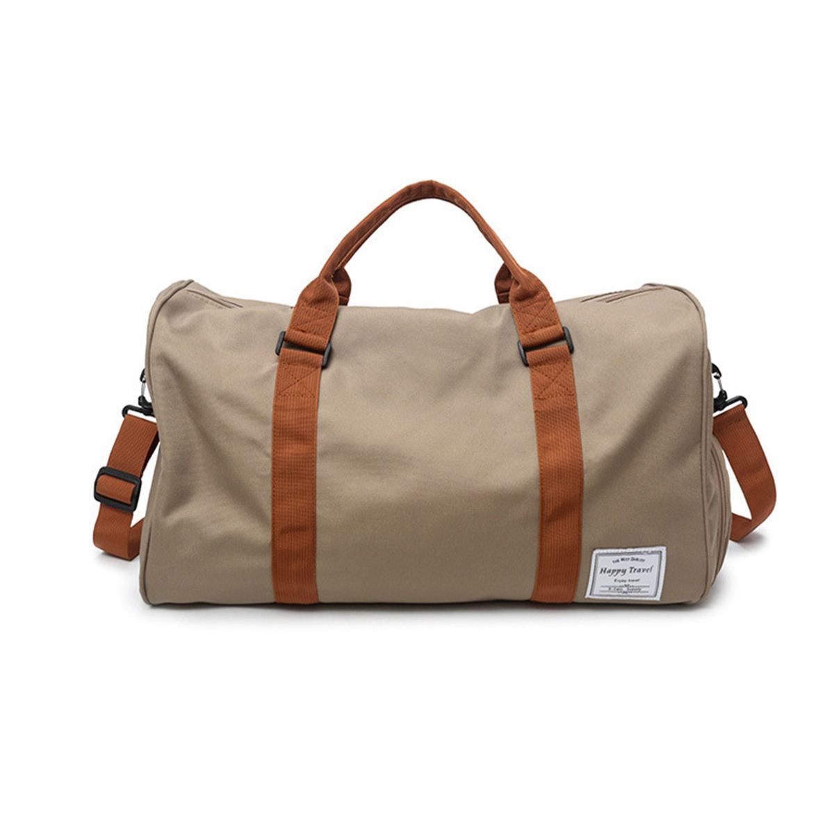 Outdoor Gym Bags Women Waterproof Sports Bag Men Shoulder Bag For Fitness Gym Exercise Backpack Travel Adjustable Detachable Bag: Dark Khaki