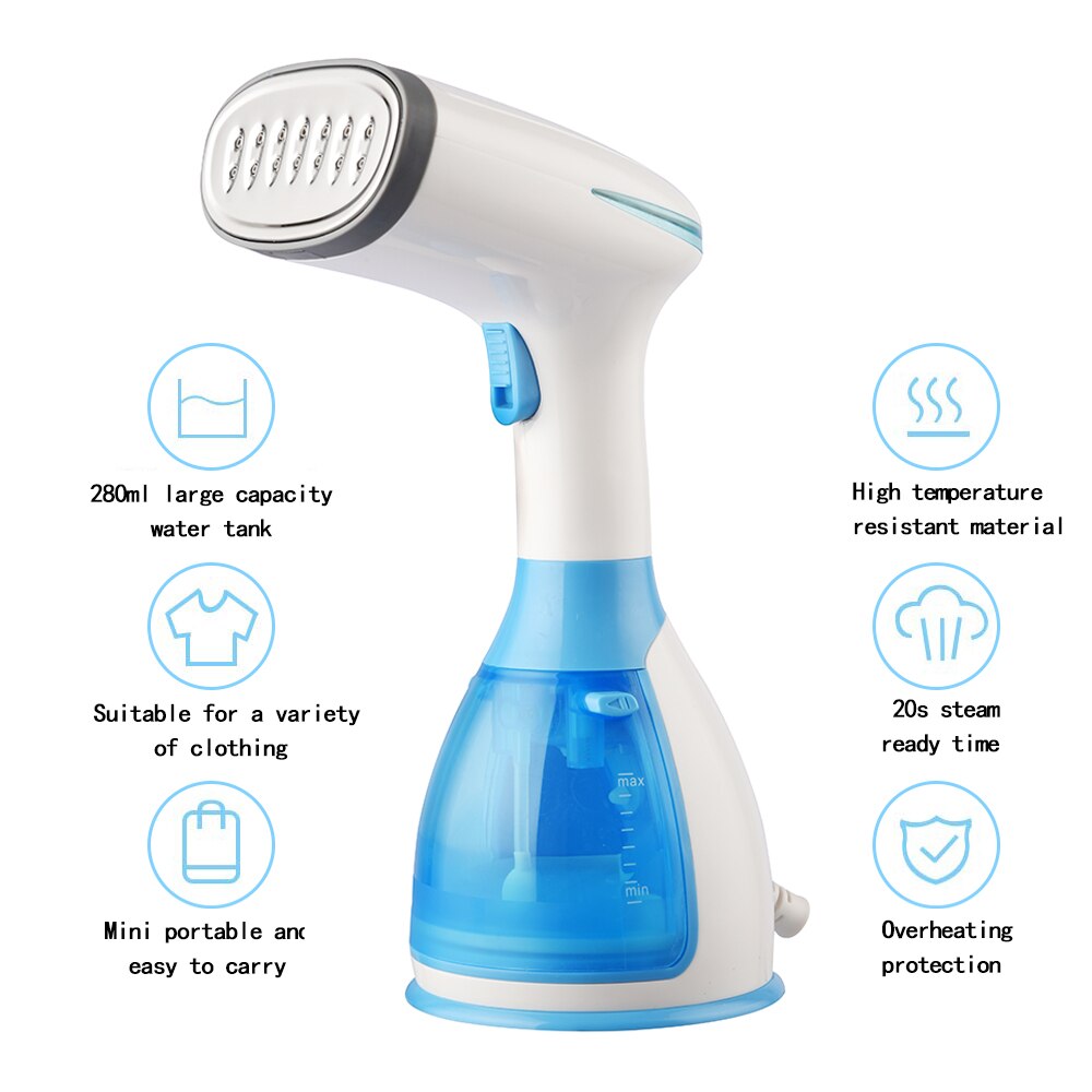 Kleine Kledingstuk Stoomboot Voor Thuis En Reizen Plancha Damp Huishoudelijke Apparaten Mini Facial Steamer Strijken Handheld Steamers