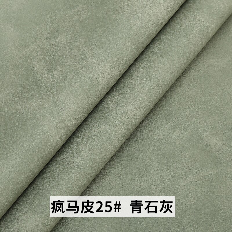 20x30cm PU Crazy Horse synthetic leather Fabric , Faux Leather Fabric for Sewing, PU artificial leather for DIY bag material: 25