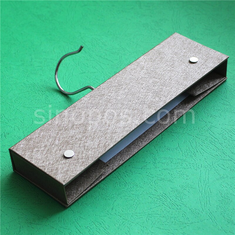 Swatch Stack Header Hanger, fabric samples binding card holder textile material collecting book stackbook display binder hook