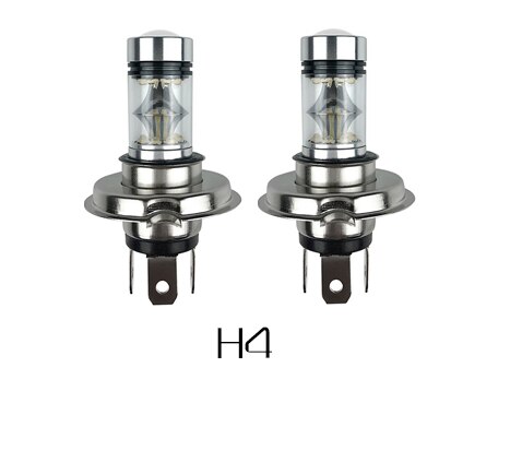 Bostar-bombilla LED de alta potencia de bajo consumo, luz antiniebla de larga vida, H4, H7, H8, H11, 9005/9006, 6000K, 100W, 1000lm, blanca, 2 uds.: H4