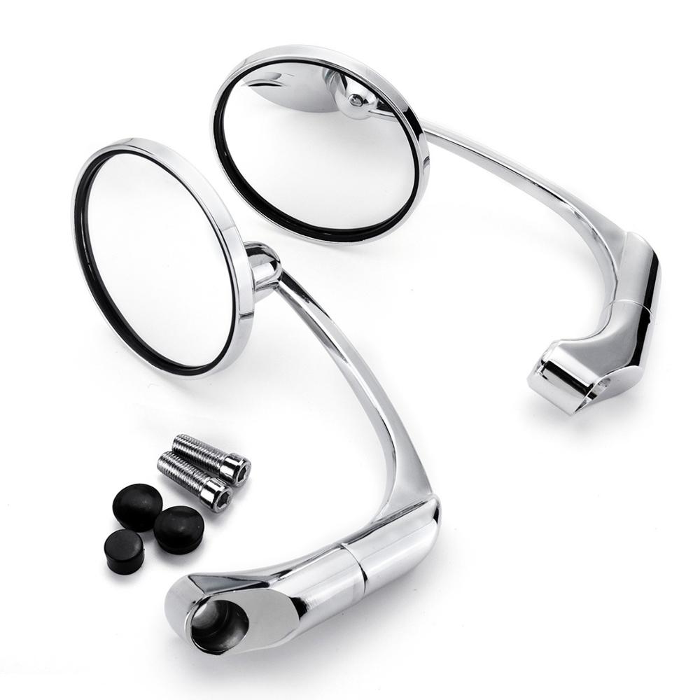 Motorcycle Rearview Mirror Side Mirrors For YAMAHA ybr 125 150 250 fazer8 smax 150 155 For SUZUKI gn 125 250 gsx 1250fa gsr 750: Silver