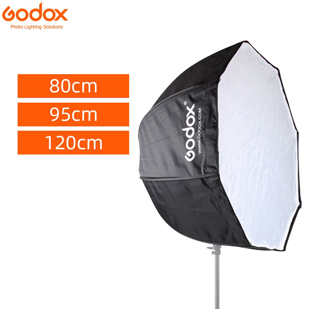 Godox – boîte à lumière Portable pour Studio Photo 80CM 95CM 120CM, Flash octogonal Speedlite, boîte à lumière parapluie, réflecteur Brolly