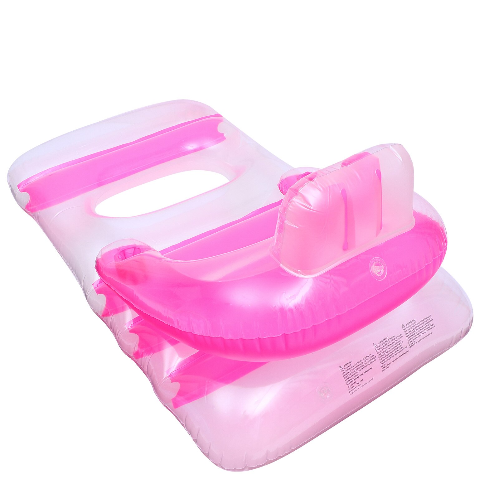 1pc Lightweight Practical Swimming Bed Swimming Floating Bed for Beach Swimming Pool: Pink