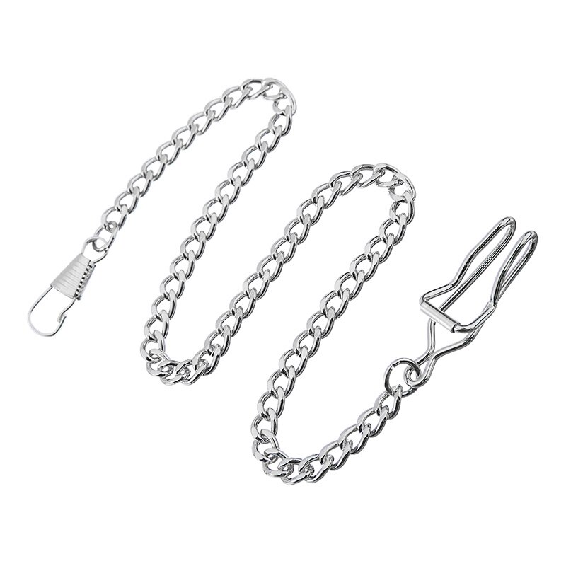Alu lomme wacth kæde detaillegering lommeur holder halskæde kæde bronze / sølv vintage stil 5 farver til valg