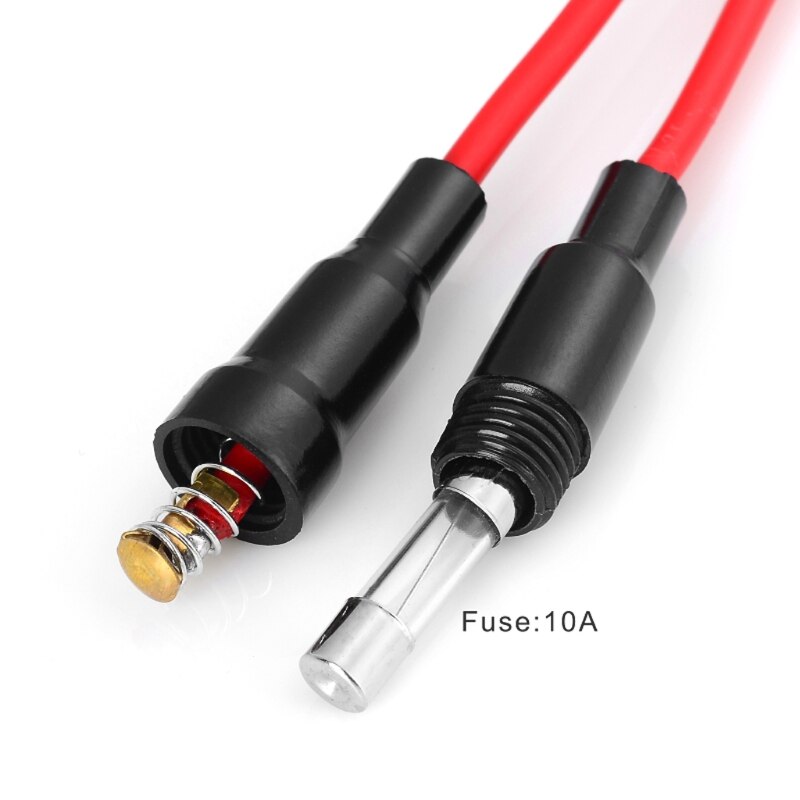 12V10A wtyczka zapalniczki samochodowej złodziejka z oczkiem terminal O zacisk pierścieniowy złącze dla morski RV łódź motocykl W91F