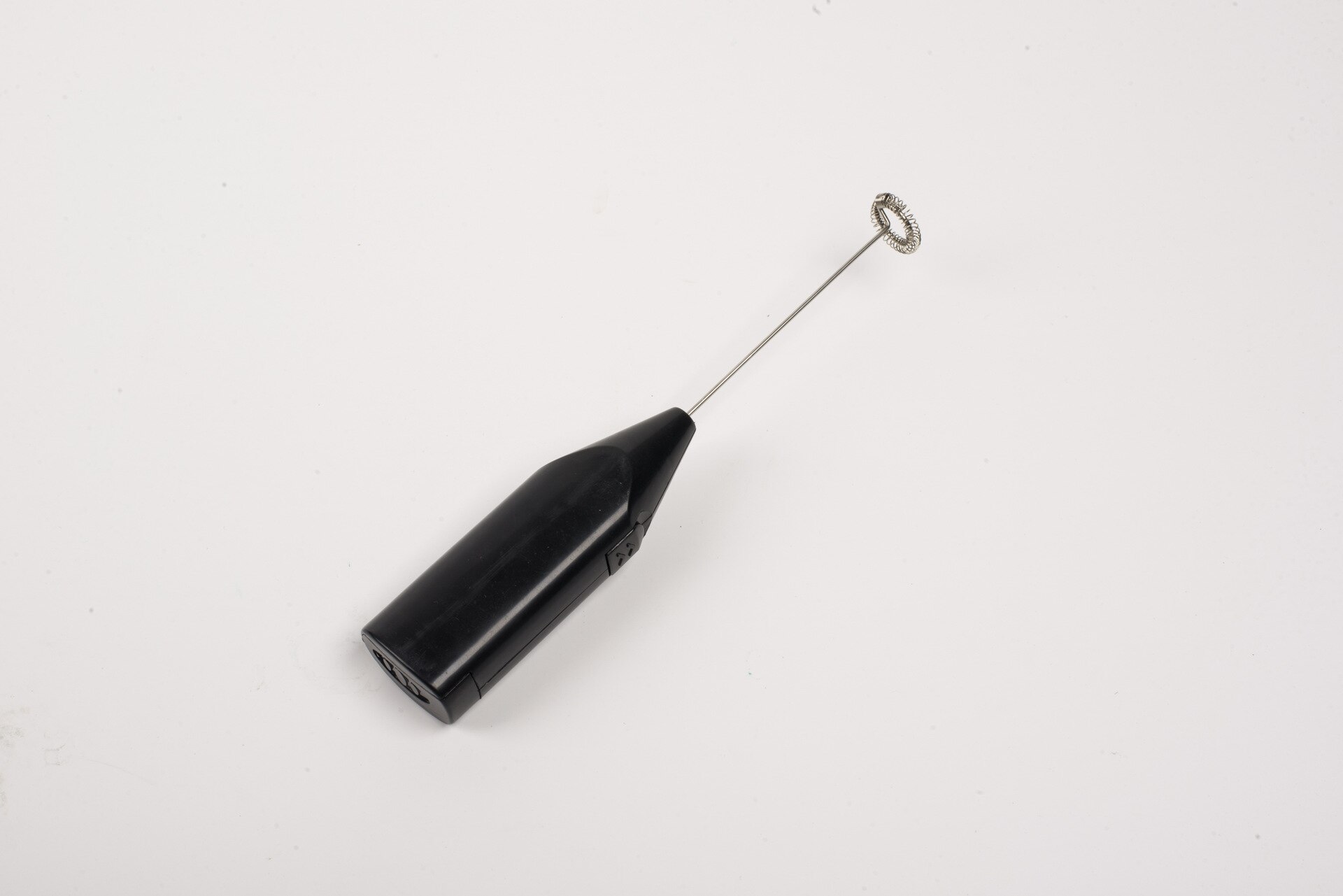 Electric Milk Frother Egg Beater Kitchen Drink Foamer Whisk Mixer Stirrer Coffee Cappuccino Creamer Whisk Frothy Blend Whisker: BLACK