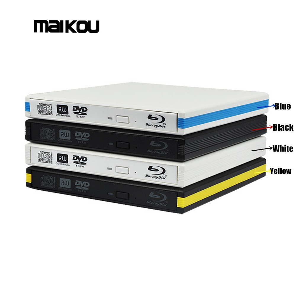 Maikou ED-08 USB 3.0 Portable External Slim drive DVD-RW CD-RW Burner Recorder uses the SATA interface support for DOS startup