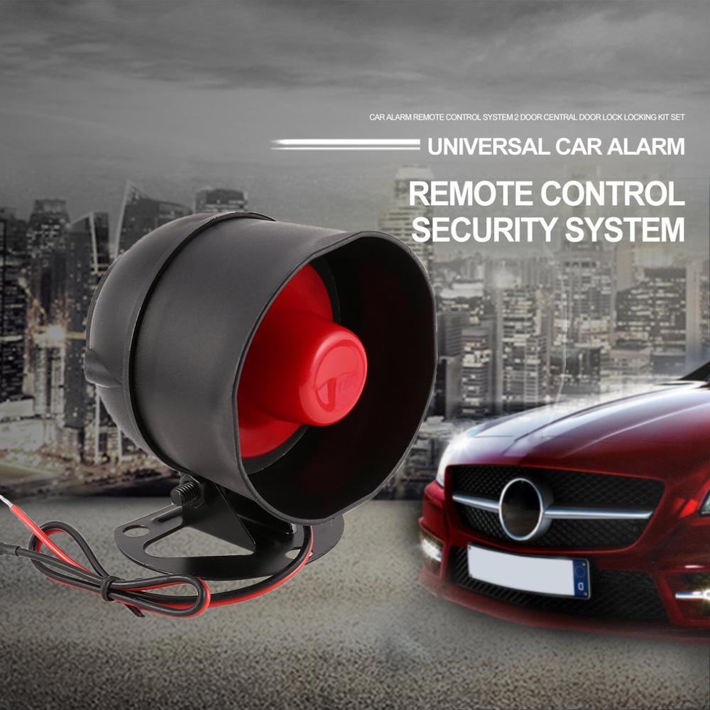 Universele Auto Alarm Afstandsbediening Beveiligingssysteem 2 Deur Centrale Deurvergrendeling Vergrendeling Kit Set Keyless Entry Systeem