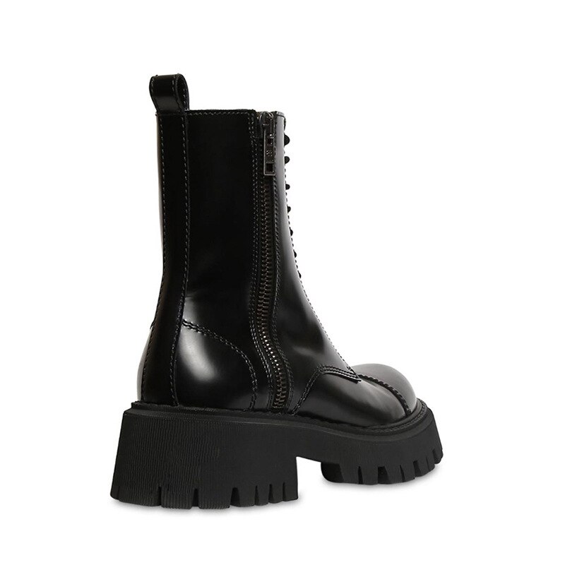 frauen Schuhe Gummi Stiefel Reißverschluss Booties Frau Niedrigen Ferse Stiefel-frauen Runde Kappe Felsen Regen sommer Sandalen
