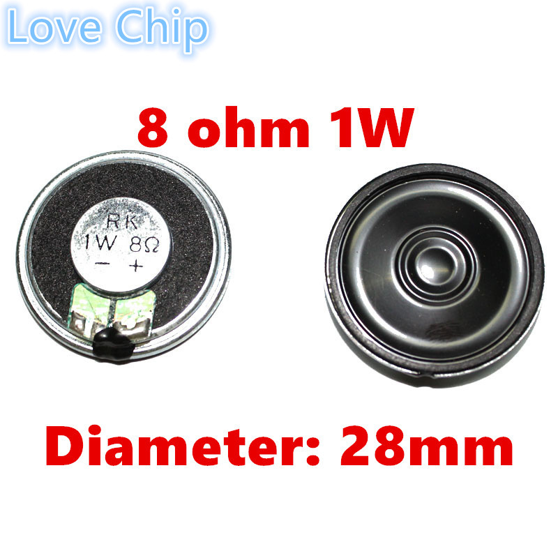 0.5W 1W 2W 8R 16R 32R Mini głośnik 8 Ohm 32 Ohm Średnica głośnika 20mm 23mm 26mm 28mm 30mm 32mm 36mm 40mm 45mm Głośnik