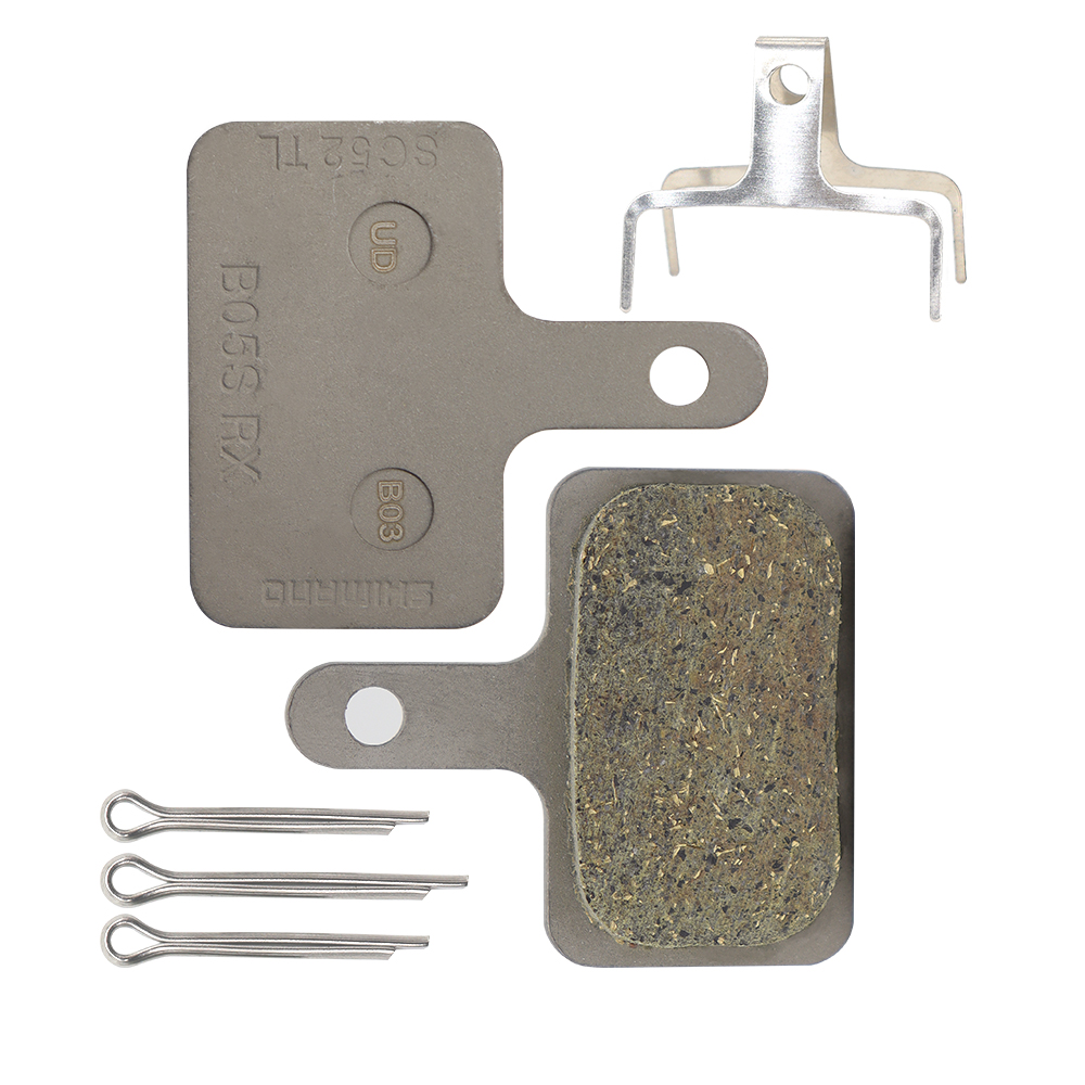 Pastillas de freno de disco SHIMANO B05S, bicicleta de montaña de resina para BR-MT200 MT400 UR300 MT500 M355 M375 M415 M446 M485 M525 M575 M4050: Blanco