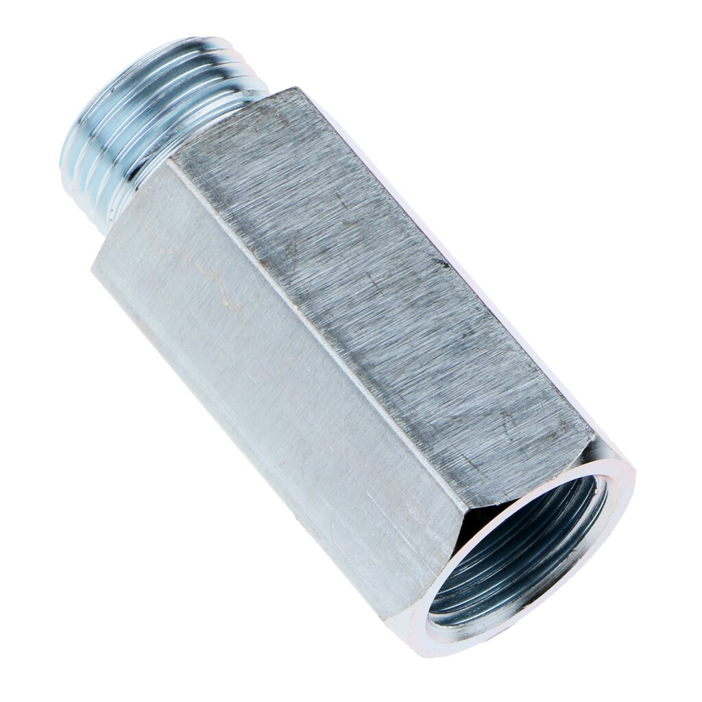 Stainless Steel M18*1.5mm O2 Oxygen Sensor Bung Extension Adapter 50mm