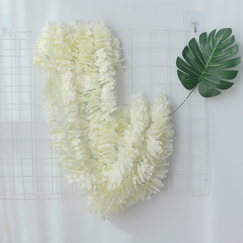 Artificial Flower Belt Wedding Flower String Hydrangea String Decoration Wisteria Rattan Orchid Flower String Flower Belt: 8