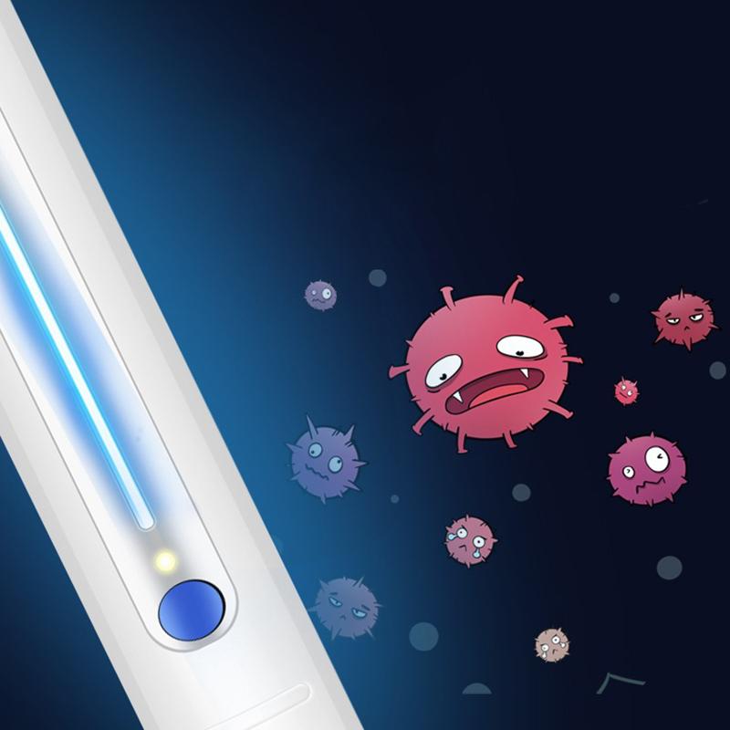 USB Portable UV Light Sterilizer uvc Lamp Sanitizer LED Disinfection Stick Ultraviolet Lamp Bactericidal Stick Germicidal Lamp