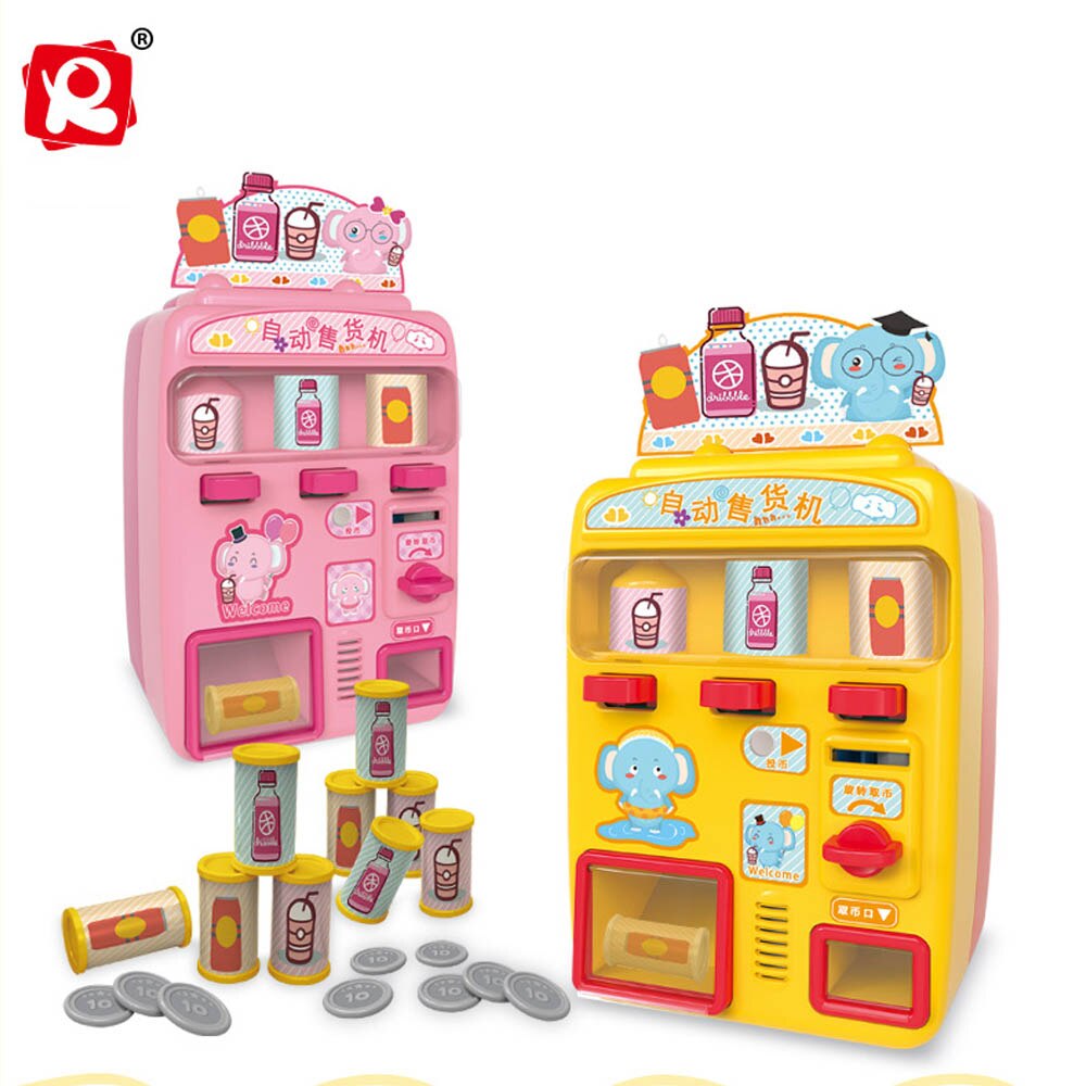 Kinderen simulatie automaat snoep drinken voice automaat doet alsof spelen geluid en licht speelgoed