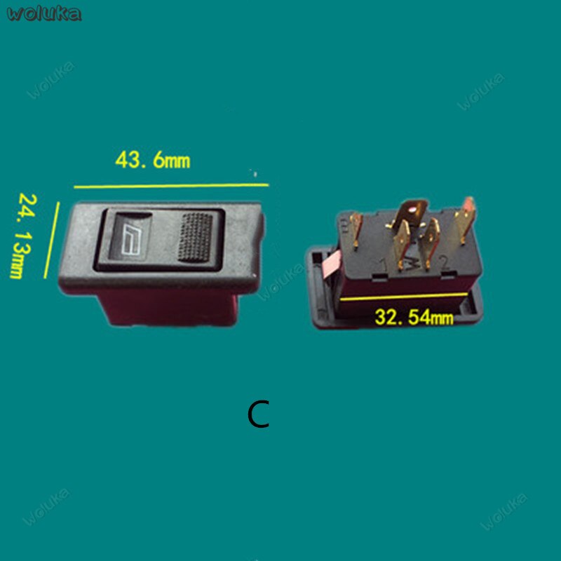 Universal- modifizierte Auto glas heber schalter fenster Geschmack schalter Energie fensterheber schalter hoch und unten Geschmack CD50 Q04: C