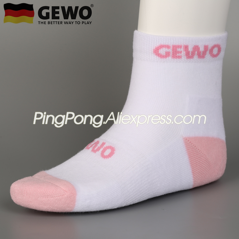 Calcetines deportivos de algodón para tenis de mesa, medias gruesas, originales, GEWO, pimpón, bádminton
