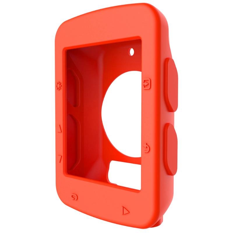 Protector suave para ordenador de bicicleta, funda de goma de silicona para Garmin Edge 520, accesorios para bicicleta: Naranja