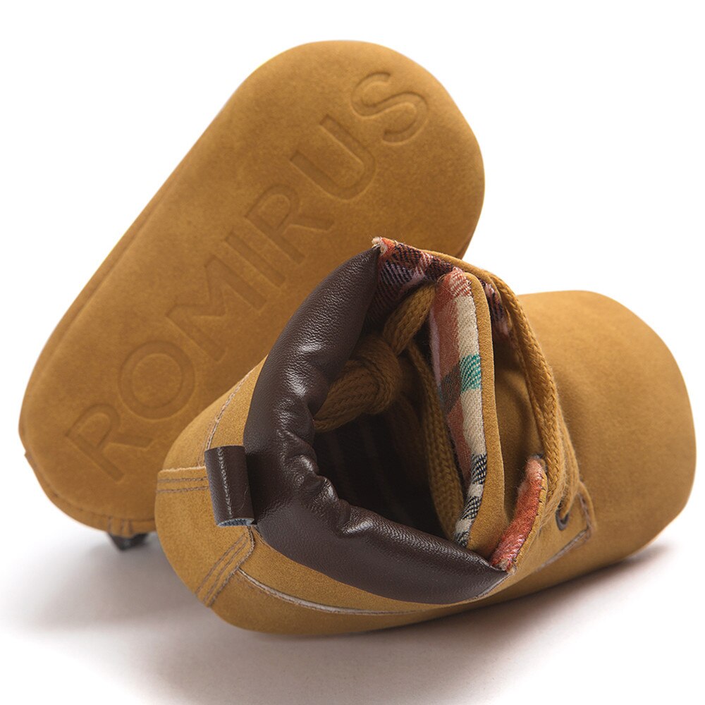 Muqgew Baby Peuter Schoenen Zachte Zool Lederen Schoenen Baby Jongens Meisjes Slippers 0-6 6-12 12-18M Peuter Schoenen Eerste Wandelaars