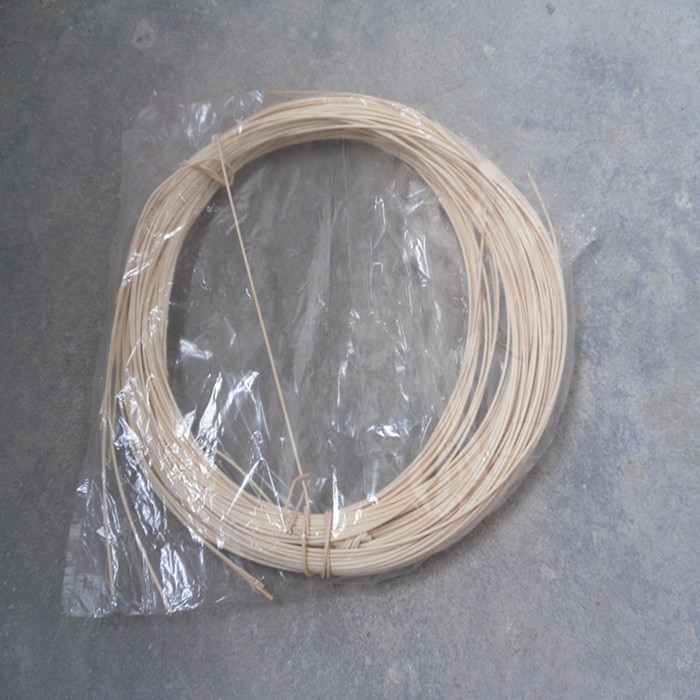500g/ pakke indonesisk rottingpindemøbler vævemateriale udendørs stolkurv naturlig farve 1.2mm 1.5mm 2mm 2.5mm