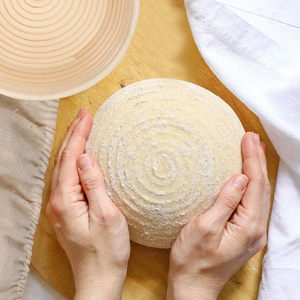 Multi-size Natural Rattan Fermentation Wicker Basket Country Baguette Dough French Bread Mass Proofing Baskets